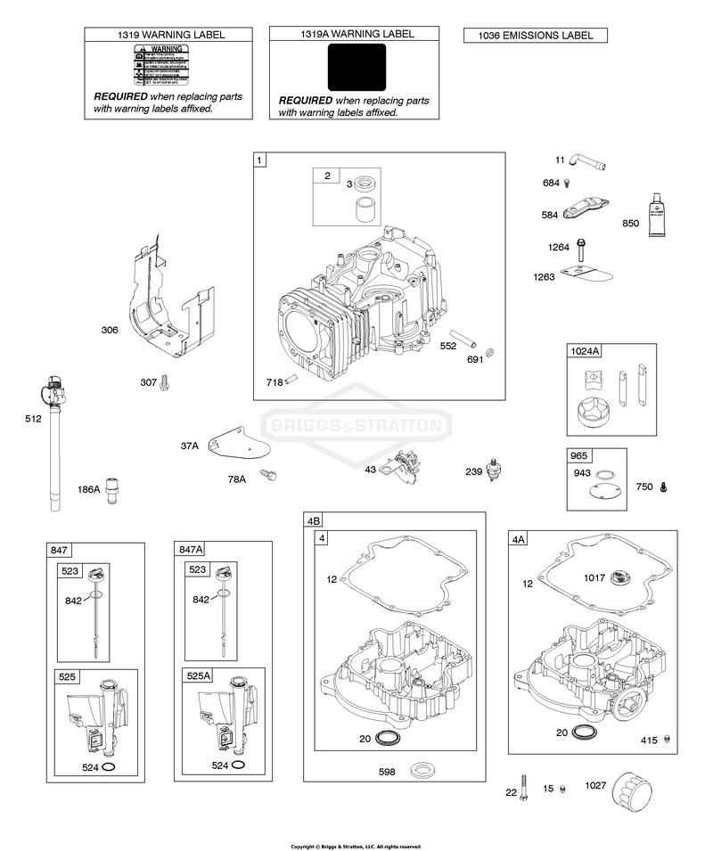 Cylinder, Engine Sump, Lubrication, Oil Fill
