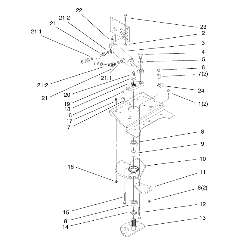 Power Steering Lower Assembly