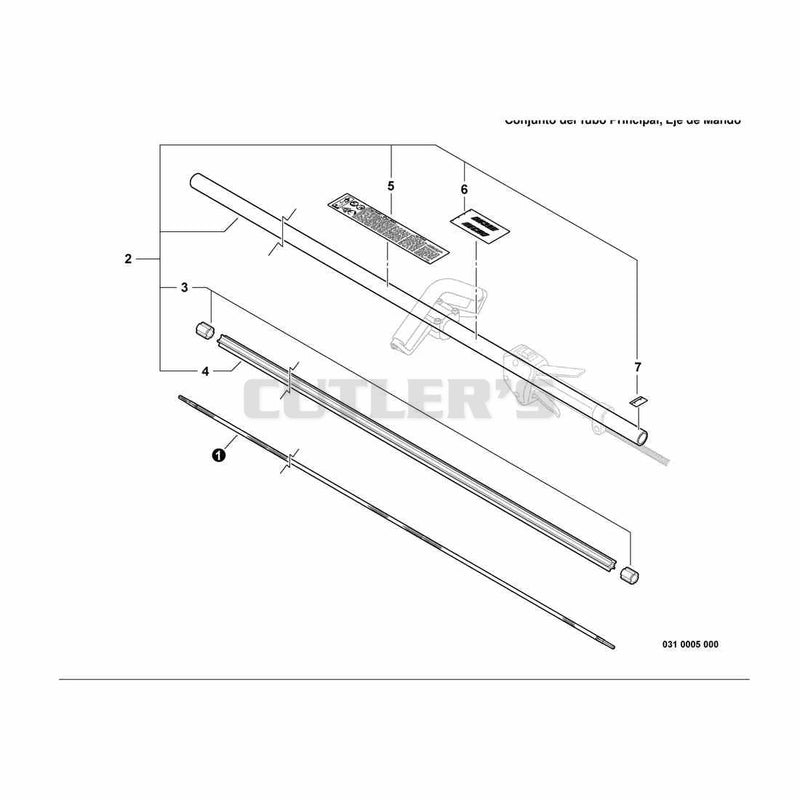 Main Pipe Assembly, Driveshaft