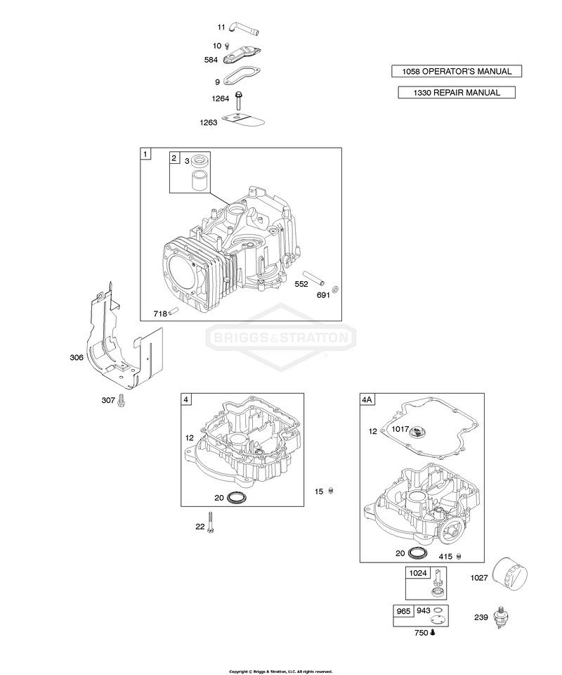 Cylinder, Engine Sump