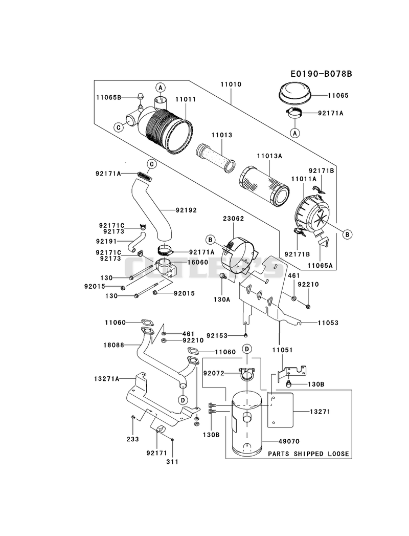 AIR-FILTER/MUFFLER