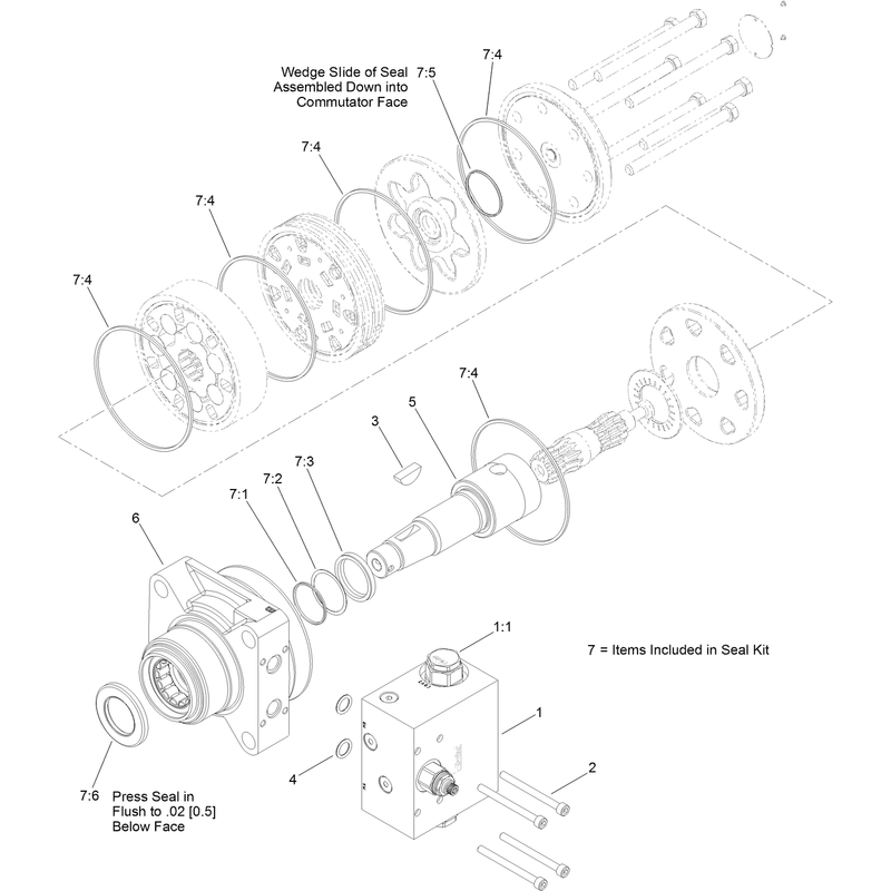 Hydraulic Motor Assembly No 119-4557
