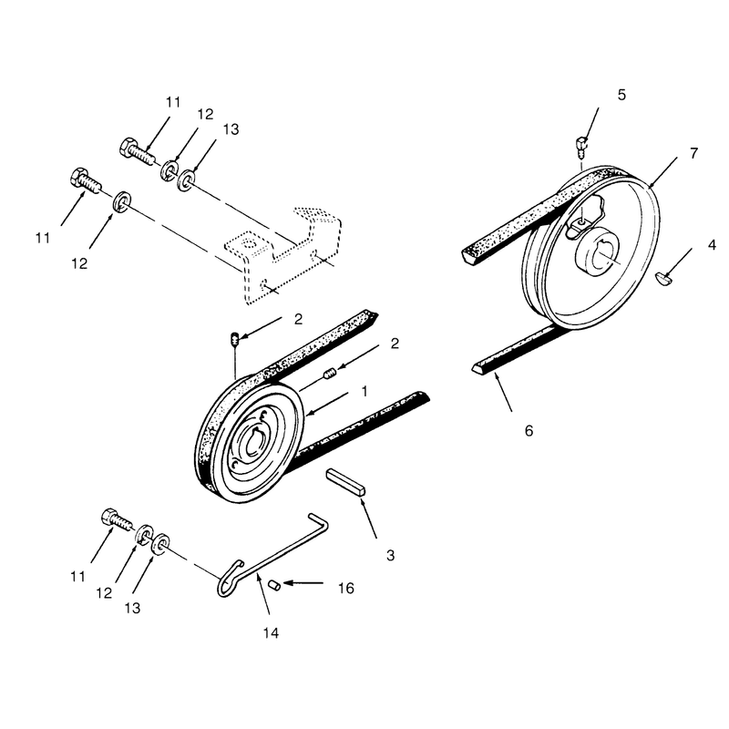 Drive Belt and Pulleys