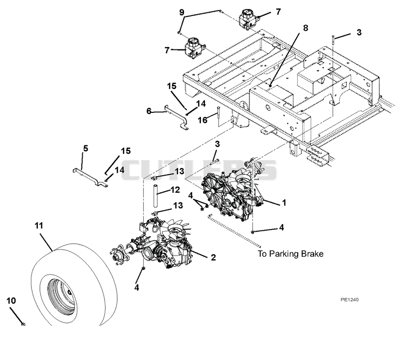 Transaxle, Dump Valves and Rear Wheels