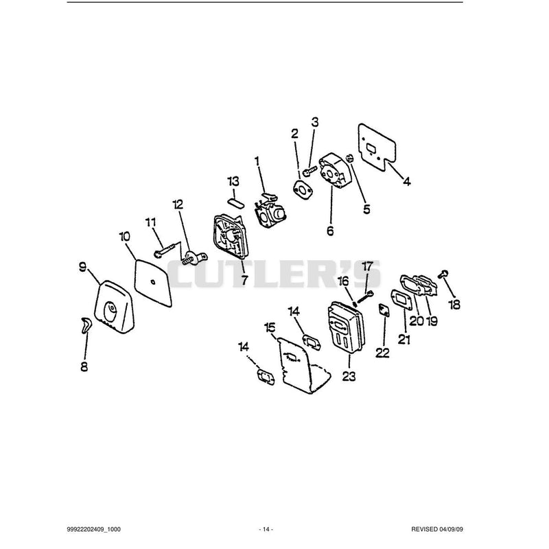Intake, Exhaust, Air Cleaner