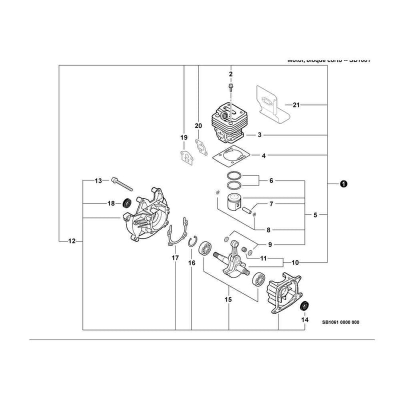 Engine, Short Block -- SB1061