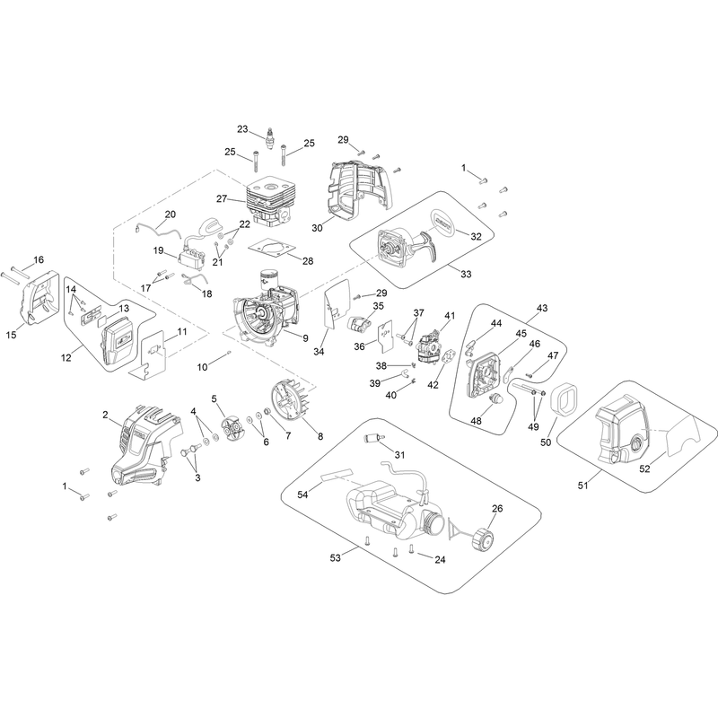 Power Head Components Assembly