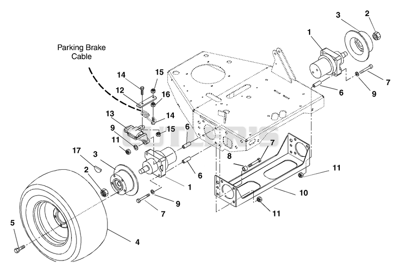 Front Wheels, Motors And Calipers