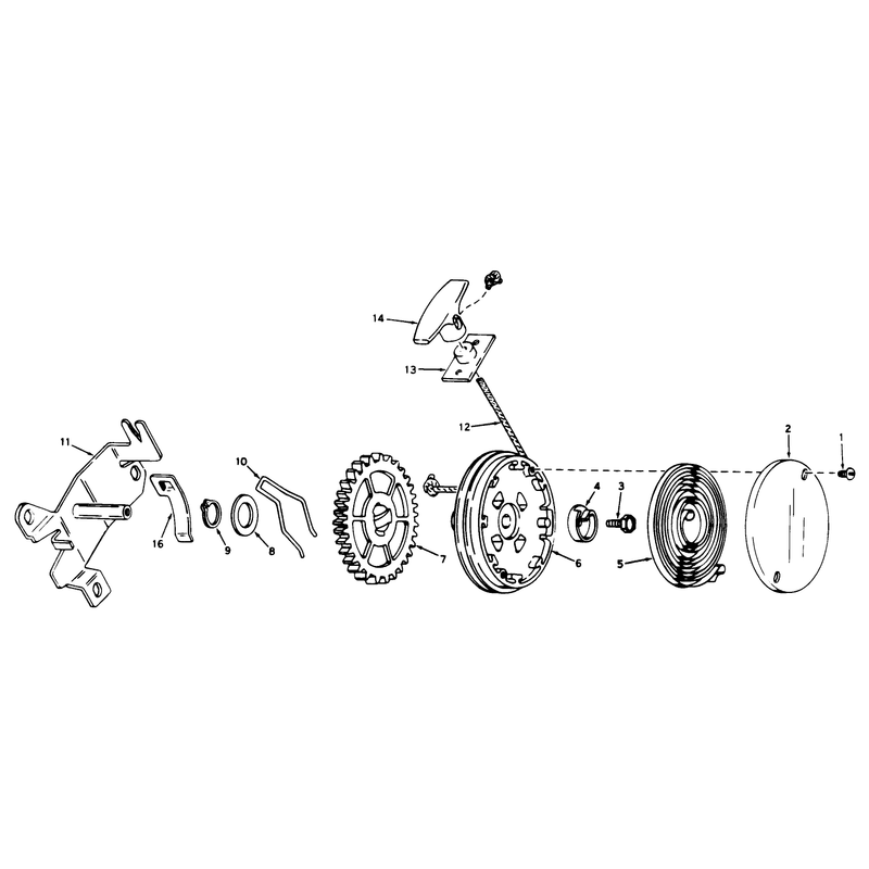 Rewind Starter No 590450a