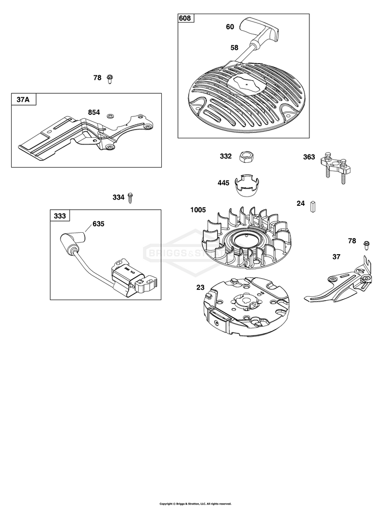 Flywheel, Ignition, and Starter Group