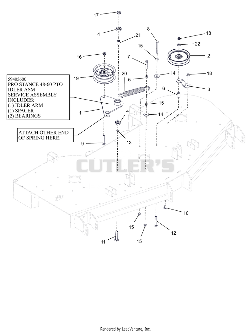 Idlers and Sheaves - 60"