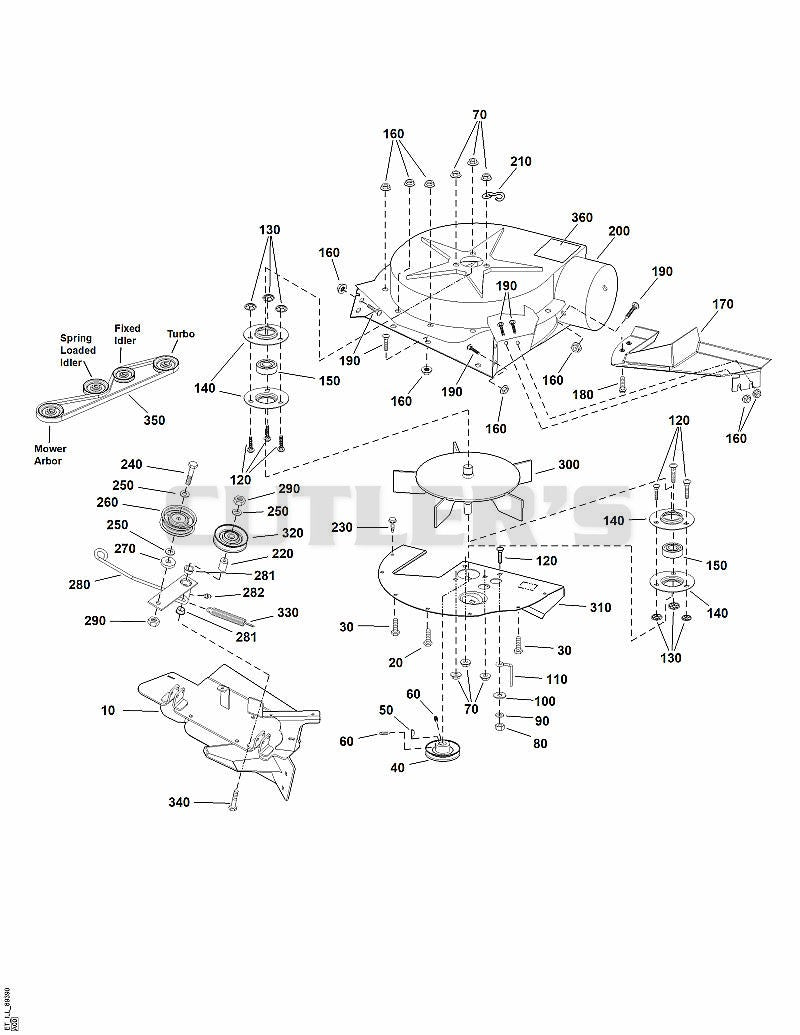 Blower for Grasscatichingsystem (housing group)