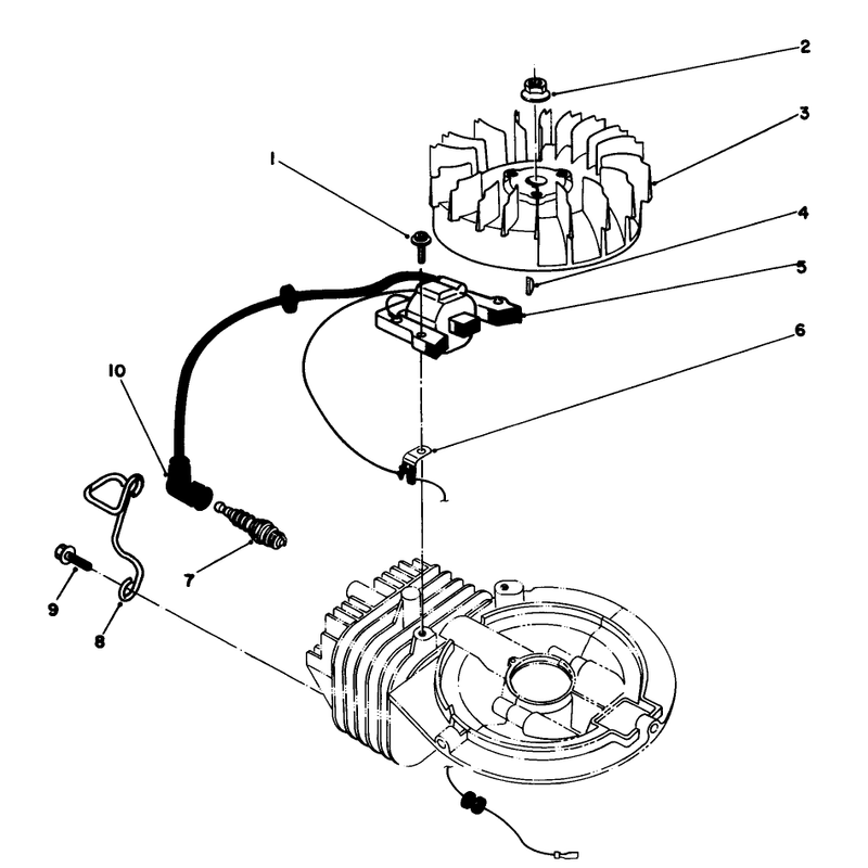 Engine Assembly Model No 47pj8 Continued
