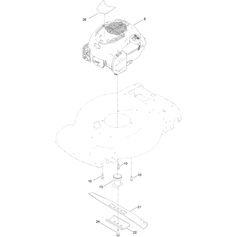 Engine and Blade Assembly