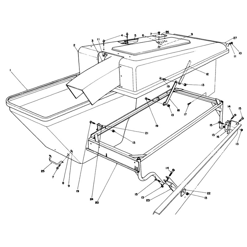 Grass Collection System Model No 30751 Optionalcontinued