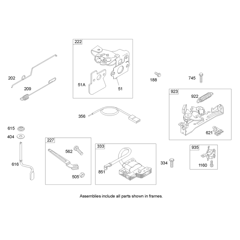 Governor Assembly Briggs and Stratton 122607-0116-E1