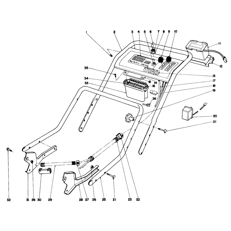 Handle Assembly Model No 20660