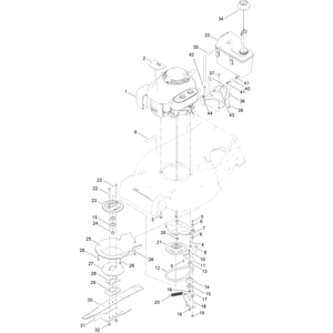 Engine and Blade Assembly