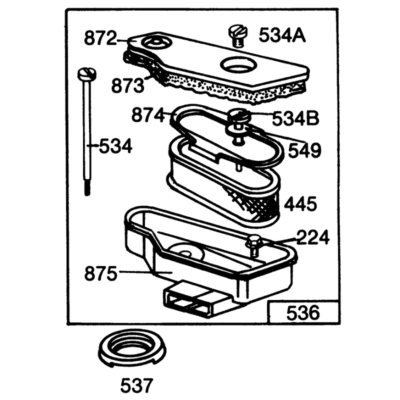 Briggs and Stratton Model No 253706-0180-01