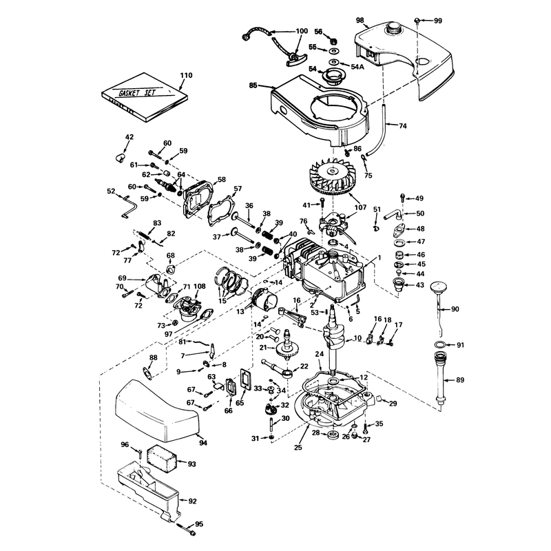 Engine Tecumseh Model No Tnt 120-12004