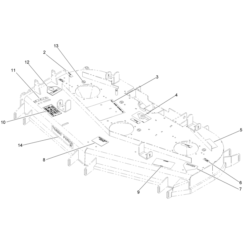 Deck Decal Assembly No 112-8060