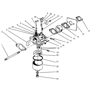 Carburetor Assembly Model No 47pp3-3