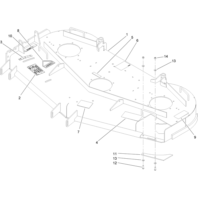 Deck Assembly No 112-9701