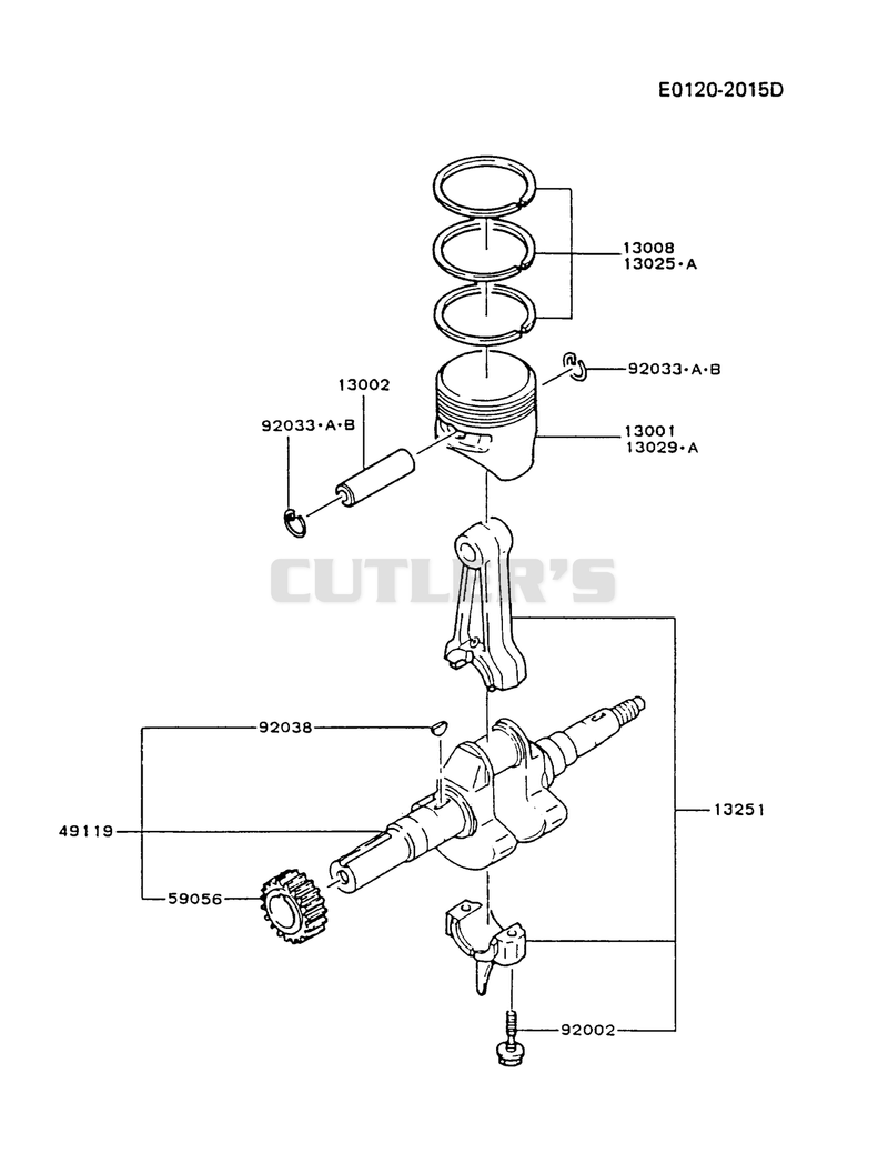 PISTON/CRANKSHAFT