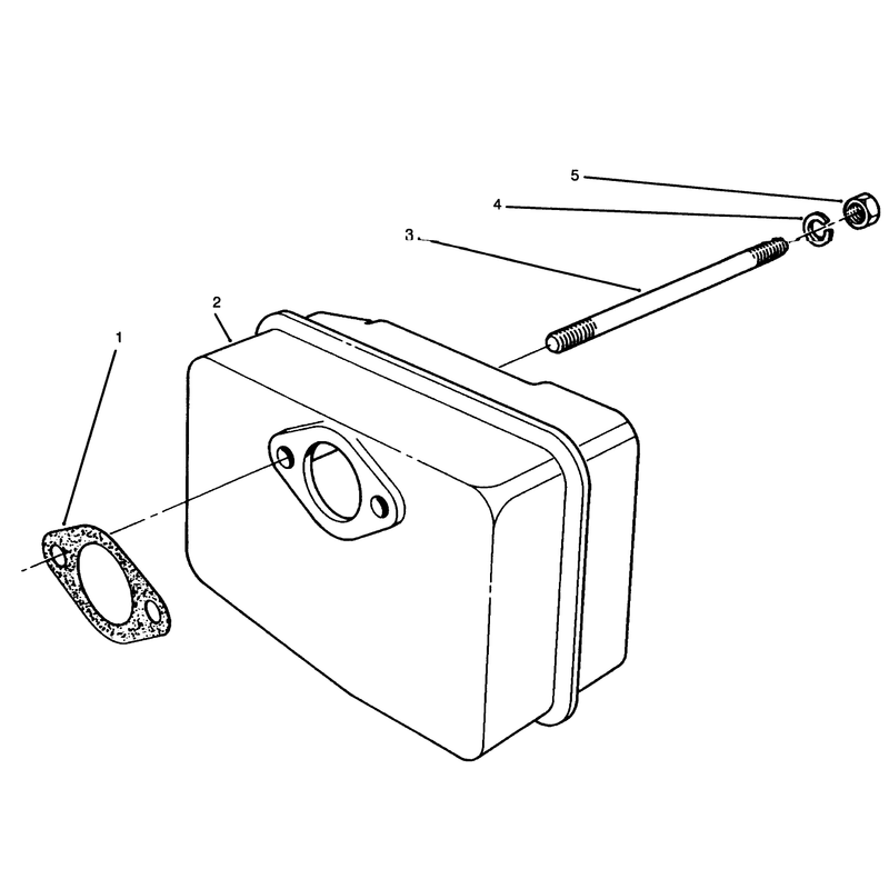 Muffler Assembly Model No. 47ps5-4