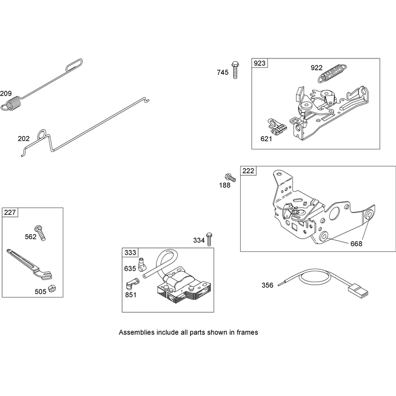 Governor Assembly Briggs and Stratton 12H802-2032-B1