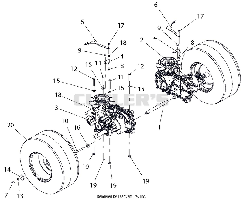 Rear Tires And Transaxles