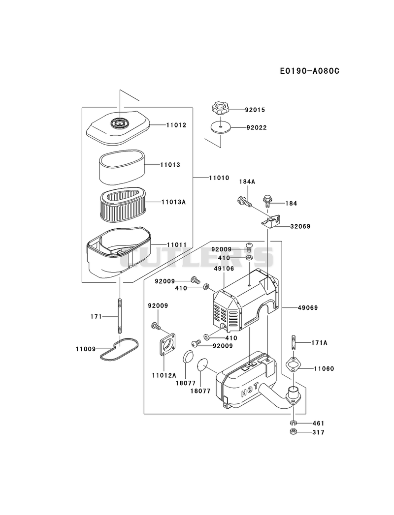 AIR-FILTER/MUFFLER