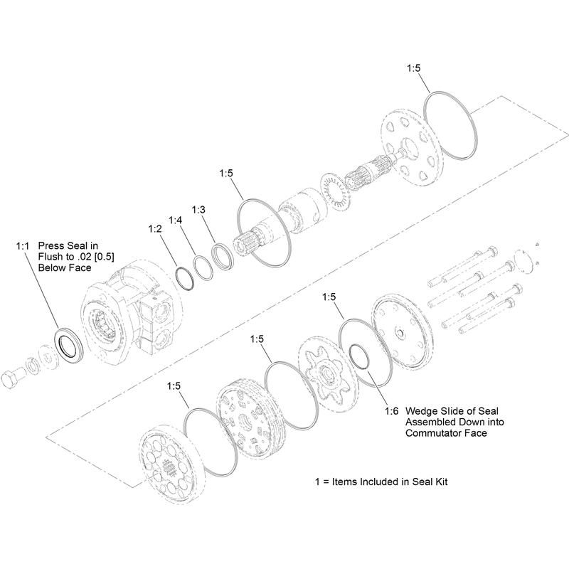 Hydraulic Motor Assembly No 131-0652
