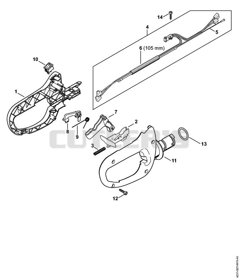 Control handle HS 82
