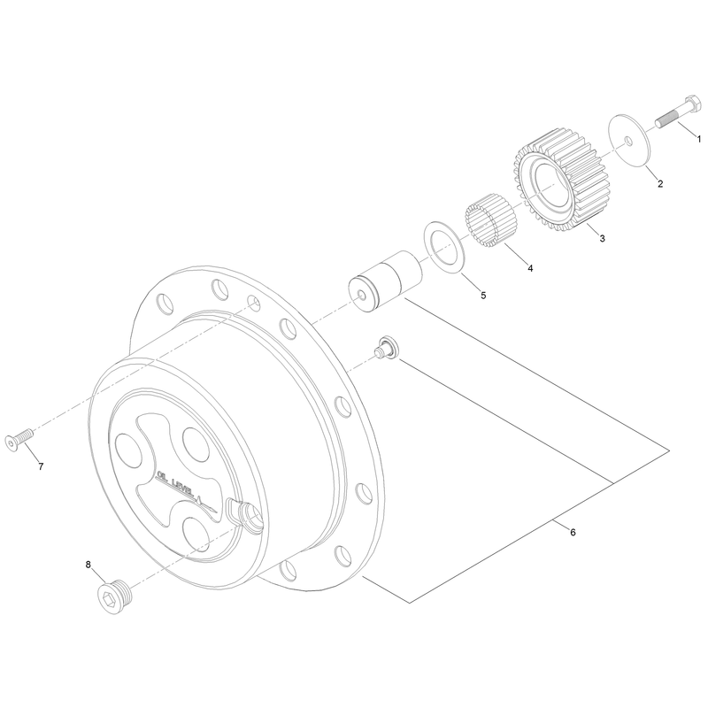 Final Reduction Assembly  Axle Assembly No. AU106863