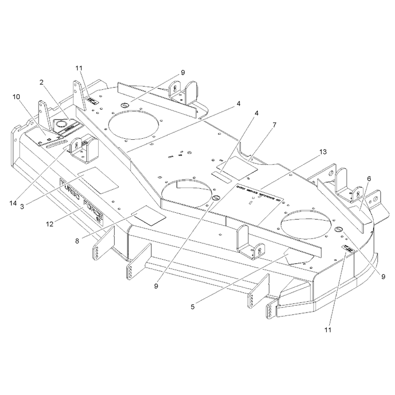 Deck Decal Assembly No 107-1623