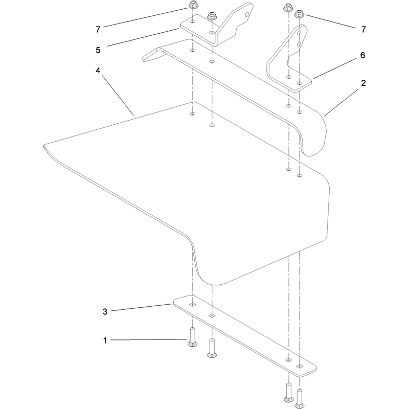 Rubber Deflector Assembly No. 108-2792