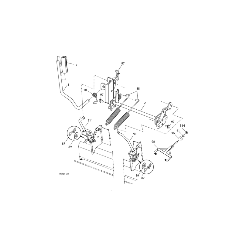 MOWER LIFT / DECK LIFT