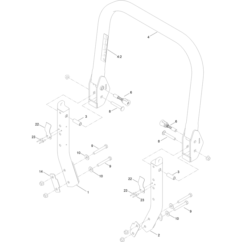 ROPS Assembly No.142-9749