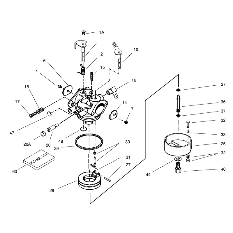 Carburetor Assembly No. 640169