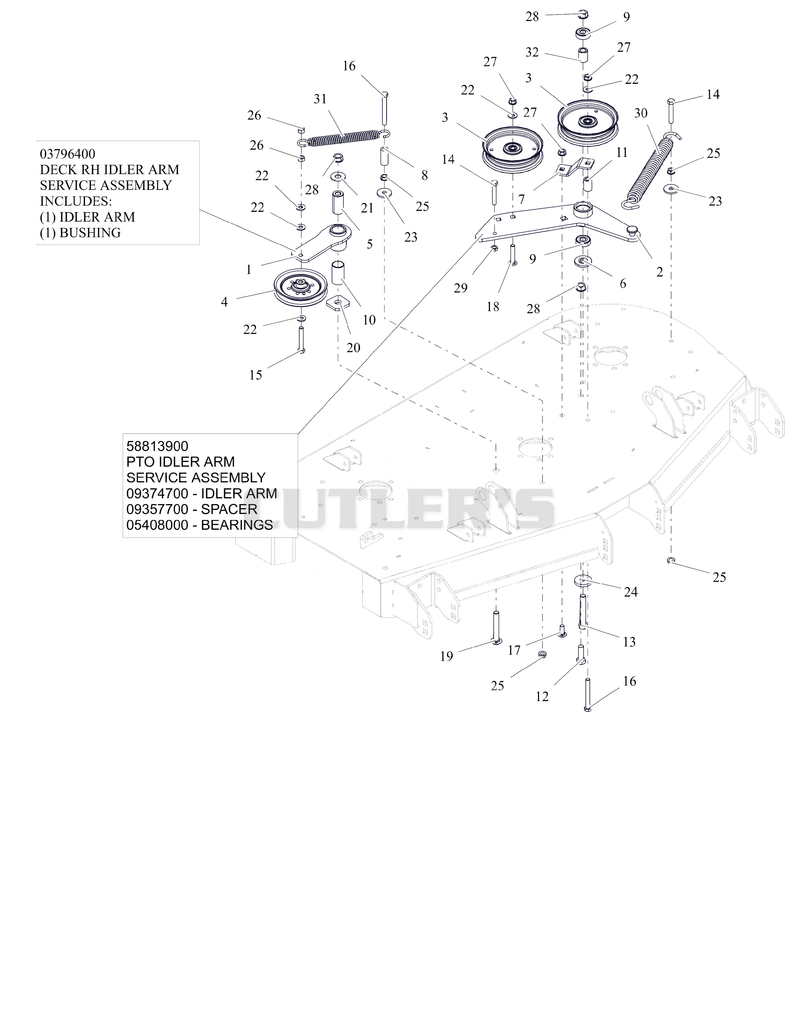 Idlers and Sheaves - 48"