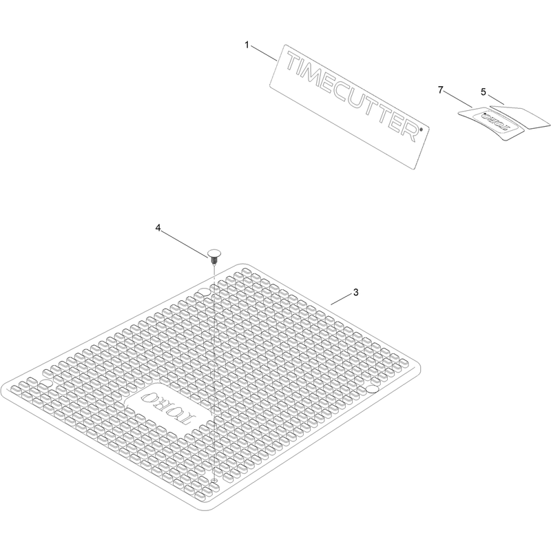 Model Specific Decal and Floor Mat Assembly