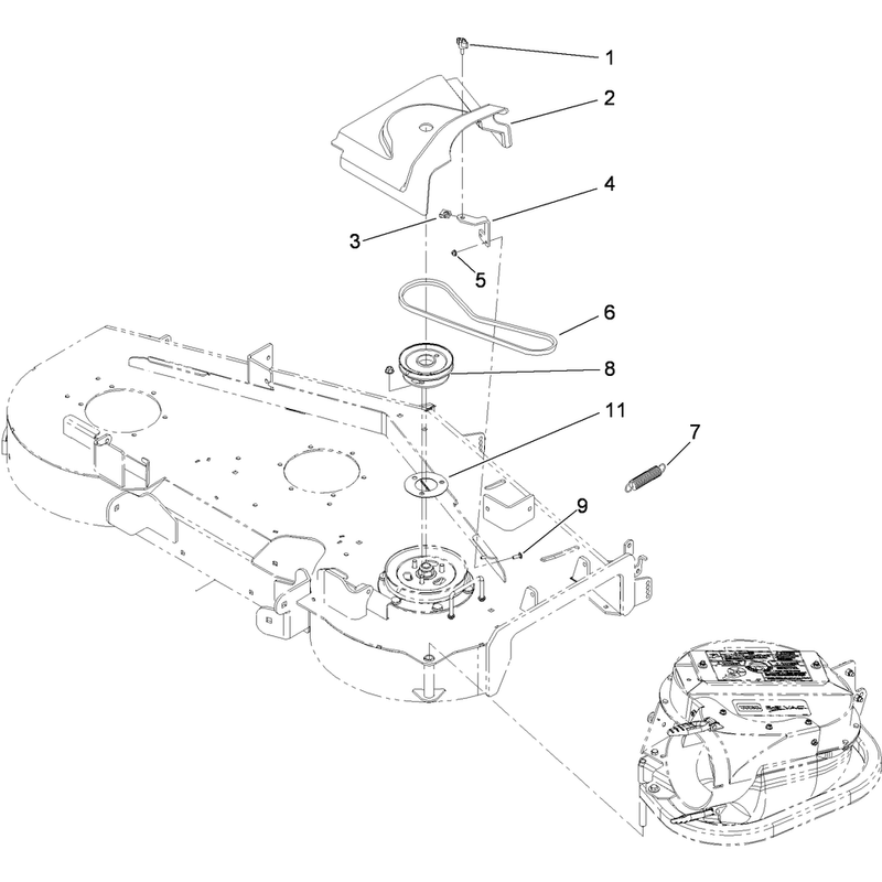 Belt, Pully and Cover Assembly