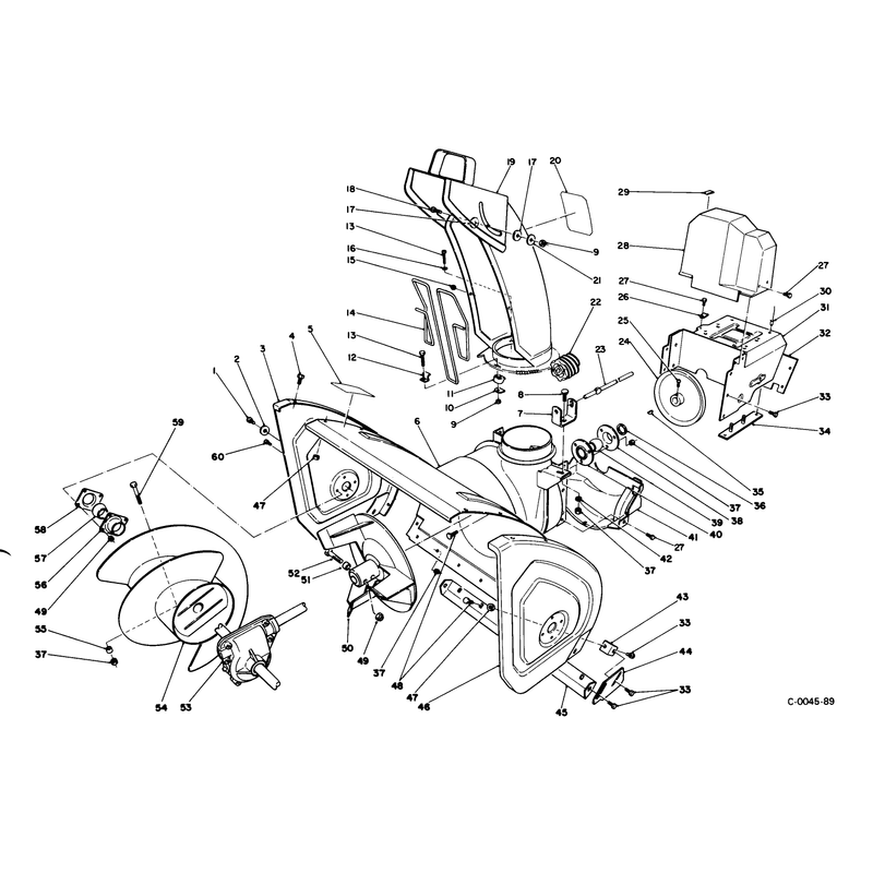 Housing & Chute Assembly