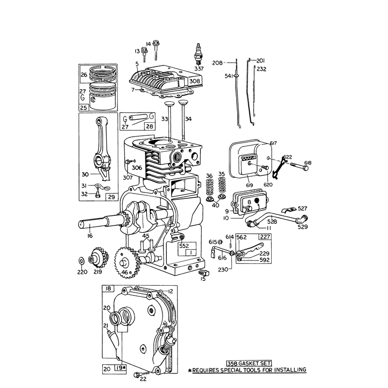 Engine Model No 130202 Type 0600-01 Briggs and Stratton