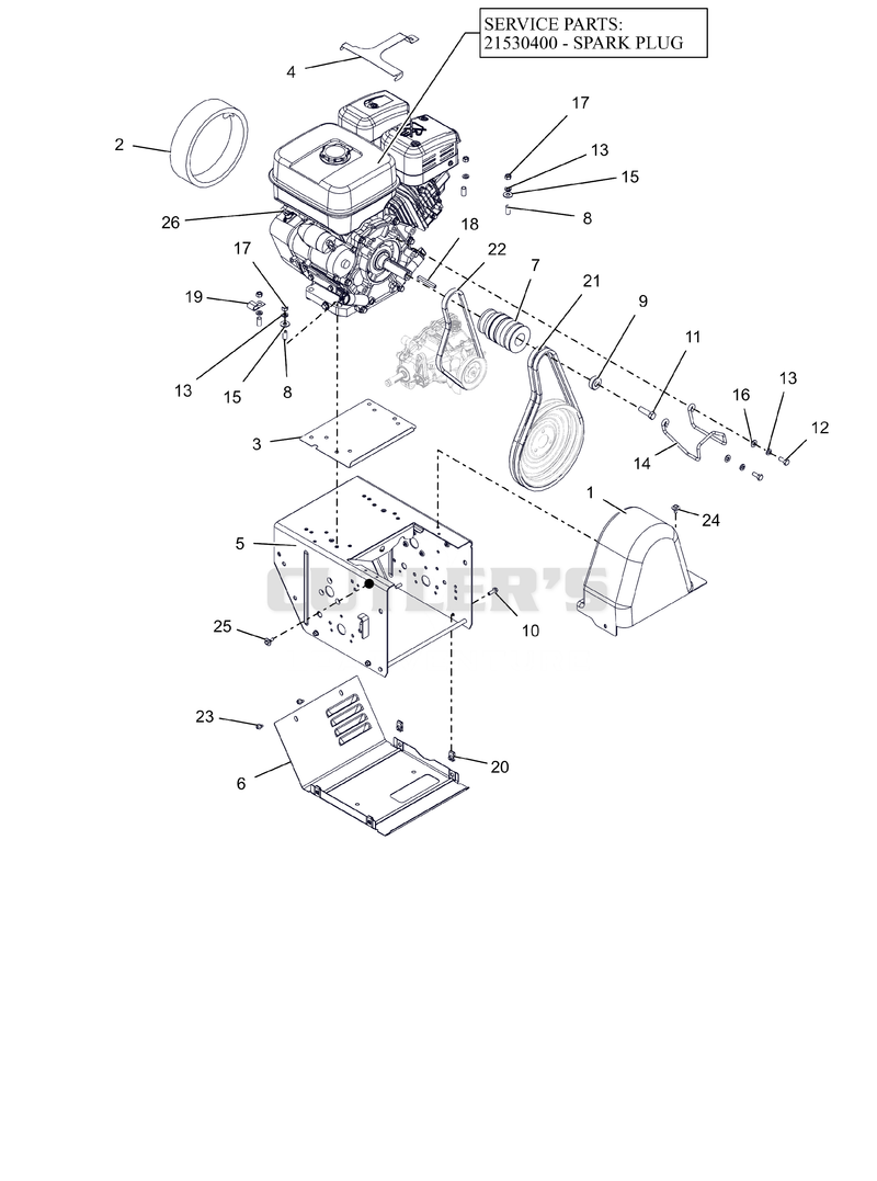 Engine And Frame
