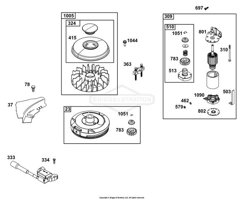 Flywheel, Ignition, and Starter Group