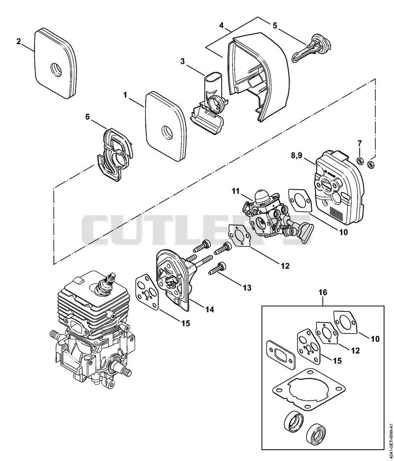 Air filter, Spacer flange