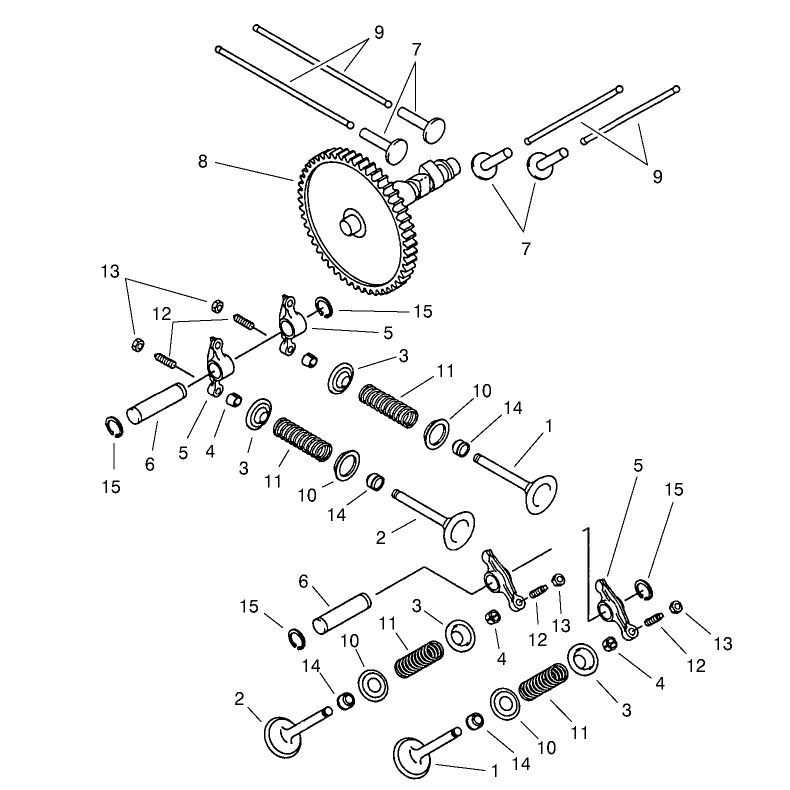 Valvecamshaft Assembly