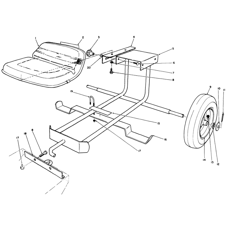 Sulky Kit Model No 30122 Optional